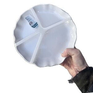 NWT!! 4 White Sturdy Plates from The Spring Shop